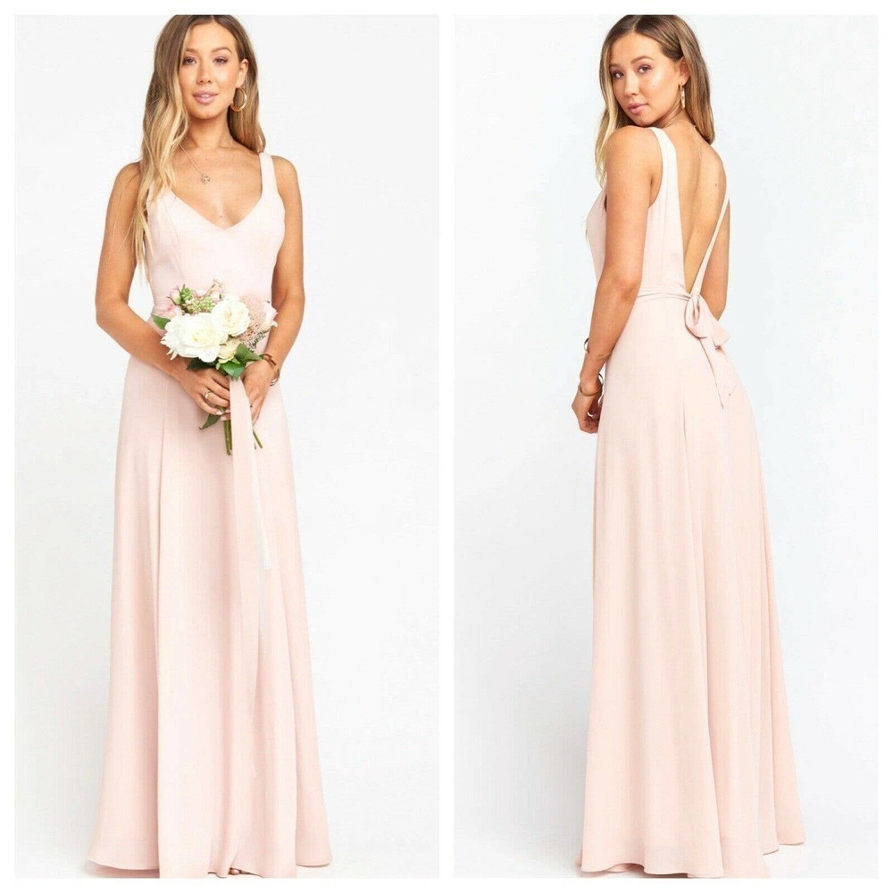 Show Me Your Mumu Jenn Maxi Dress Dusty Blush